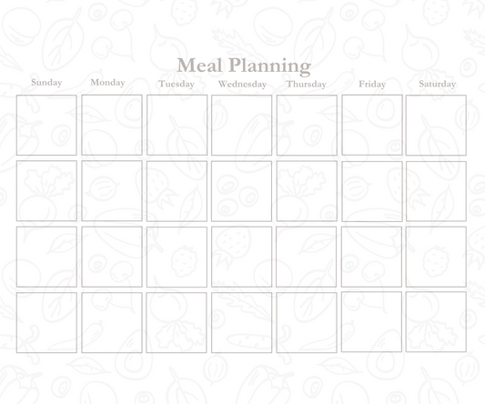 Wall Mounted Meal Planner