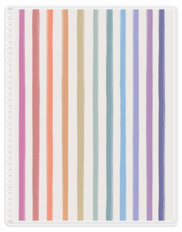 Watercolour Stripes Cover 7 x 9