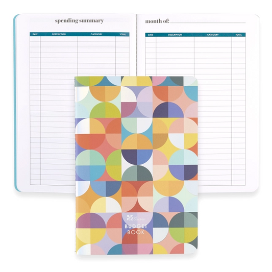Budget Book Petite Planner - Abstract Circles