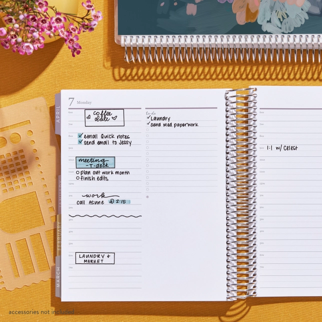 **SPECIAL ORDER** Bold Blooms Compact Vertical Planner LifePlanner™ - Jan '25 - Dec '25