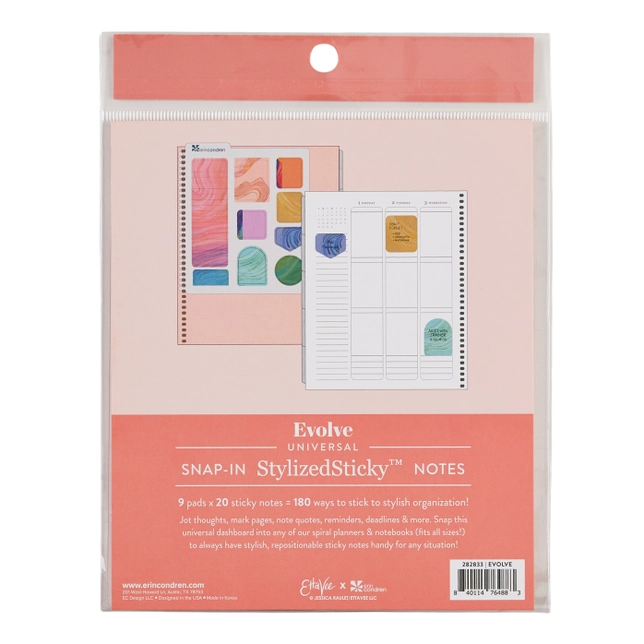 Evolve Universal Snap-In Stylised Sticky™ Notes