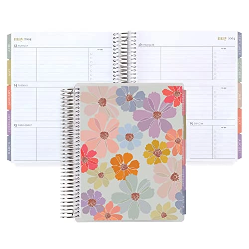 7x9 Coiled Academic Planner - Colorful Cosmos