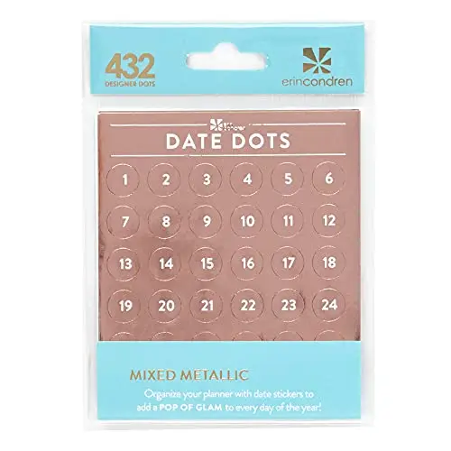 Date Dots - Mixed Metallic