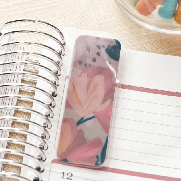 Bold Blooms Mini Snap-In Bookmark Trio