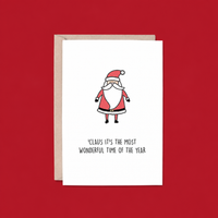 Most Wonderful Time of the Year Santa