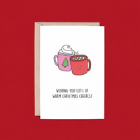 Christmas Cheer(S) Hot Chocolate Christmas Card