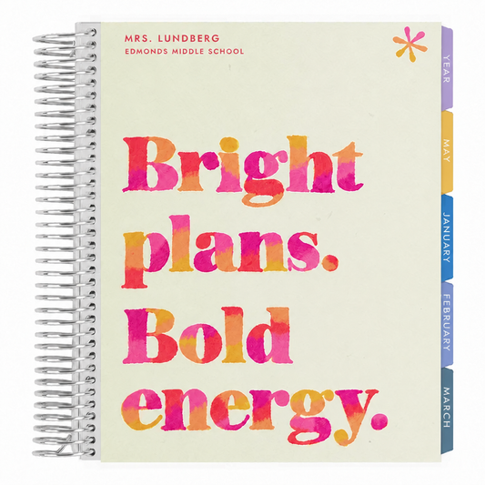 Toile Chromatic Inspiration Bright Hourly LifePlanner™ - Platinum Coil