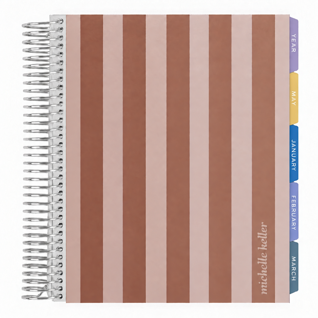 Legacy Classic Stripes Hourly LifePlanner™ - Platinum Coil