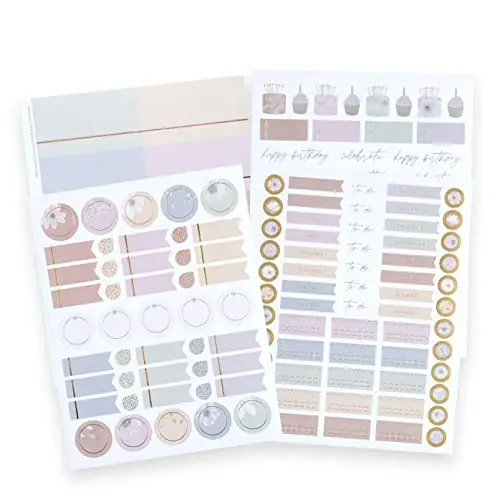 7x9 Assorted LifePlanner™ Sticker Pack - Wildflowers