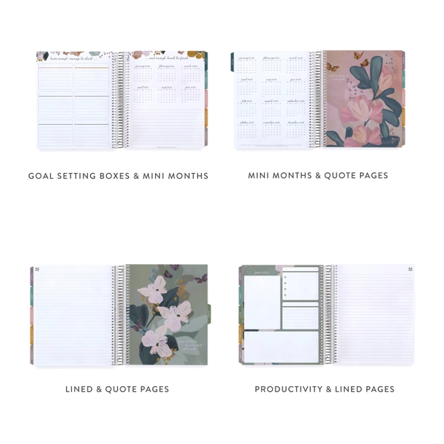 **SPECIAL ORDER** Bold Blooms 7x9 LifePlanner™ Daily Duo - Jan '25 - Dec '25