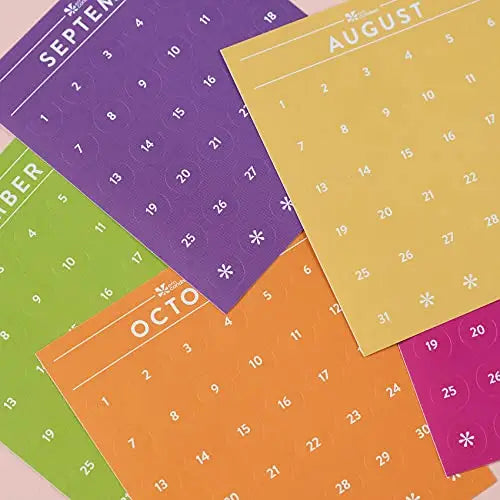 Colourful Date Dots