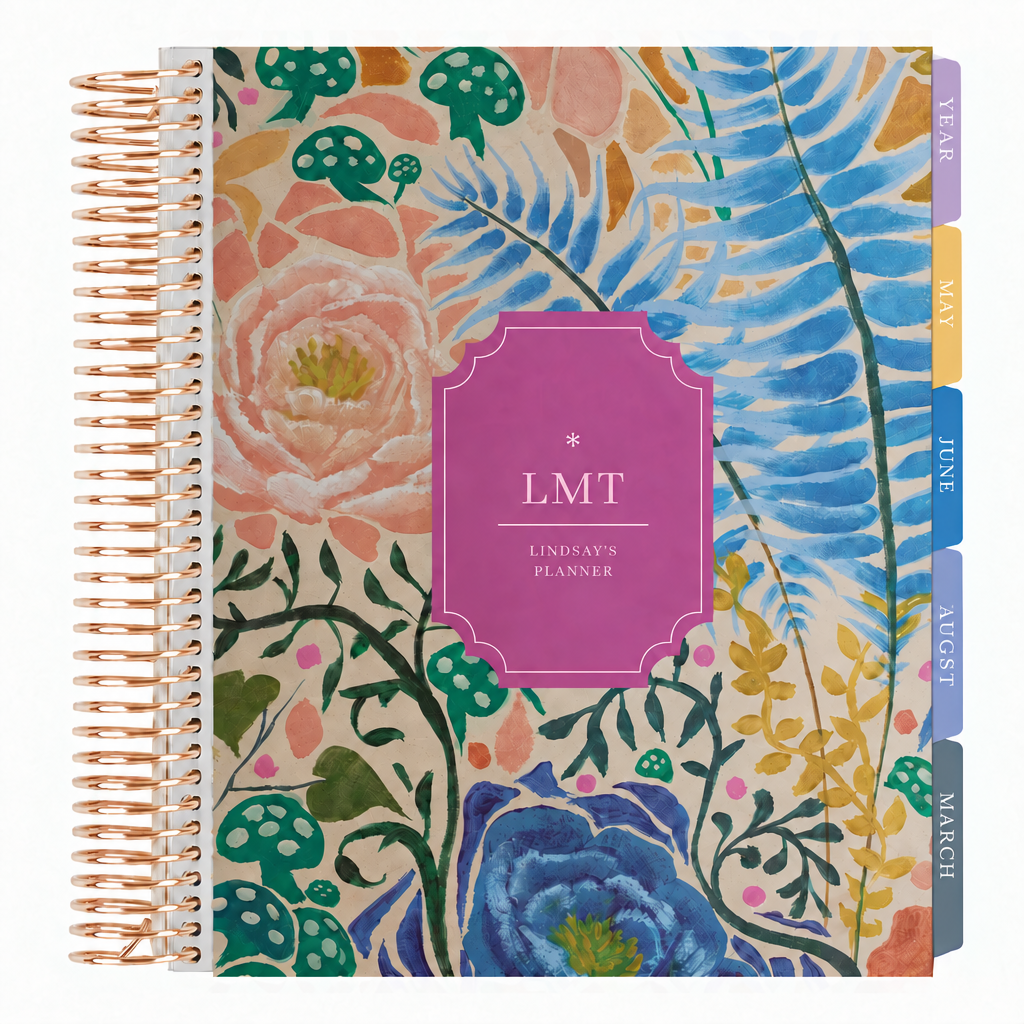 Legacy Unearthed Garden Hourly LifePlanner™ - Gold Coil