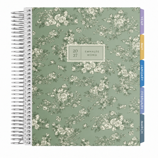 Toile Wallpaper Fern Hourly LifePlanner™ - Platinum Coil