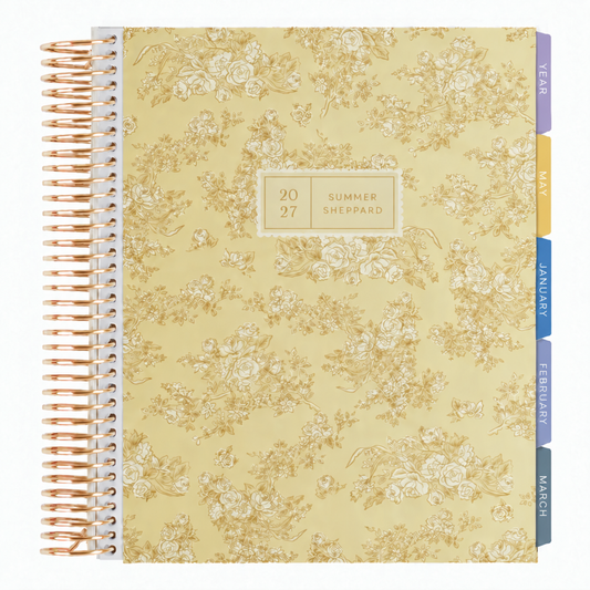 **SPECIAL ORDER** Minimal Wallpaper Sand Vertical Planner - Jan '27 to Dec '27
