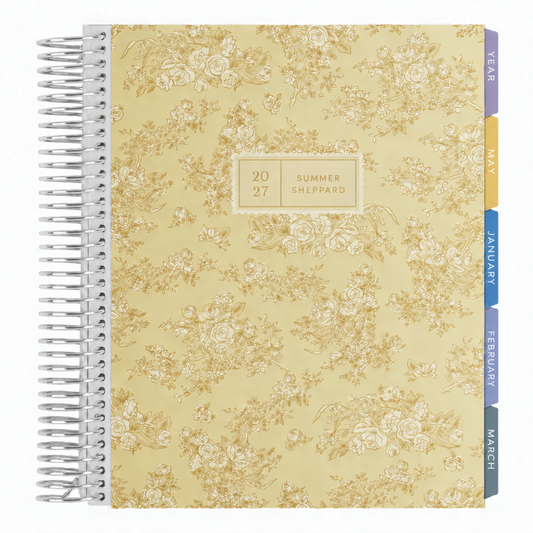 Toile Wallpaper Sand Hourly LifePlanner™ - Platinum Coil