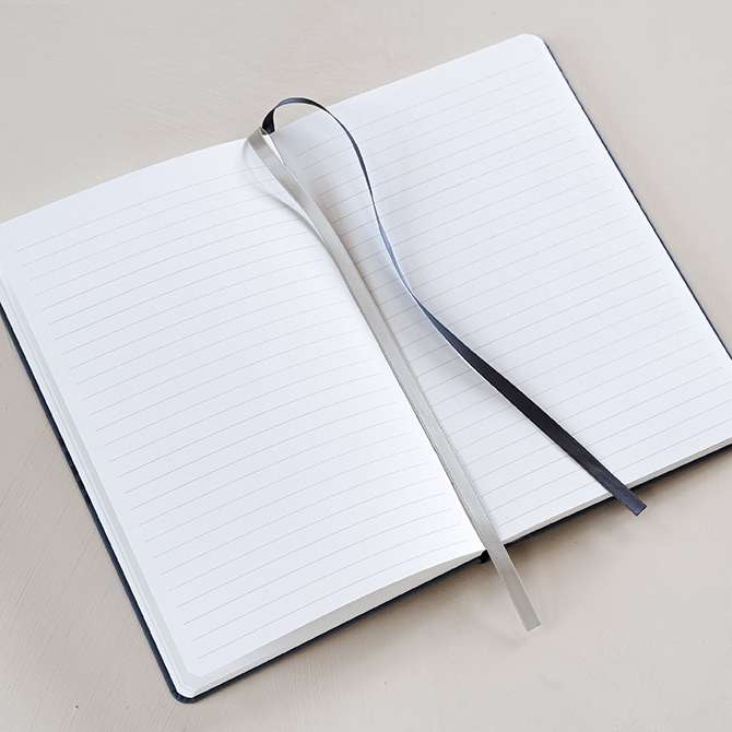 5x8 Focused Softbound Notebook - Cobalt Arch, Lined