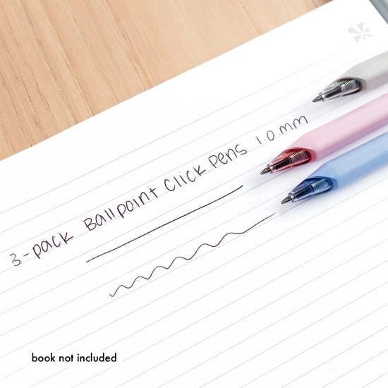 Ballpoint Click Pen Trio