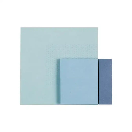 Blue and Green Eco Friendly Sticky Notepad Shapes 3-Pack