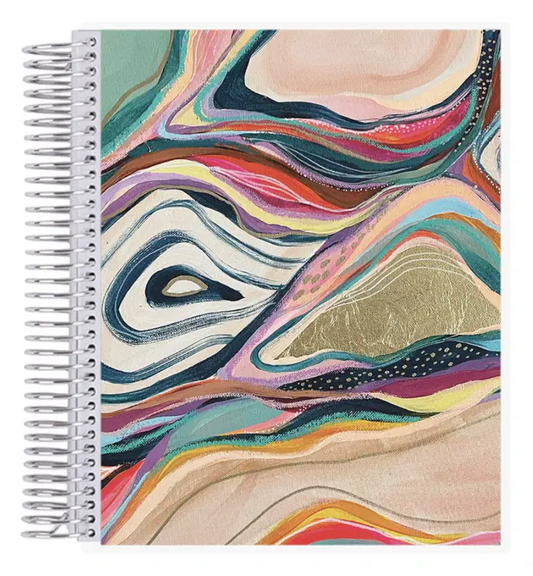 7 x 9 Etta Vee Notebook - In The Flow - Lined