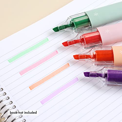 Square Highlighters 4-pack - Pastel