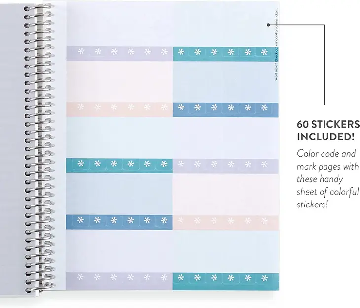 7 x 9 Etta Vee Notebook - In The Flow - Lined