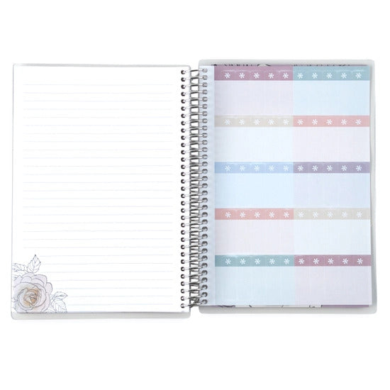 Coiled Lined Flora A5 Notebook - Special Edition