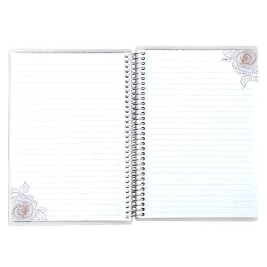 Coiled Lined Flora A5 Notebook - Special Edition