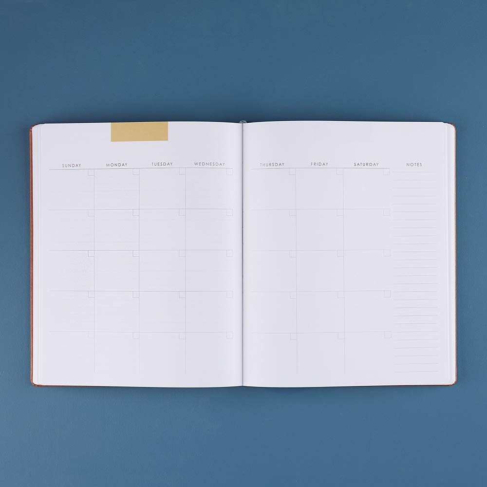 8x10 Softbound Focused Planner - Undated Camel