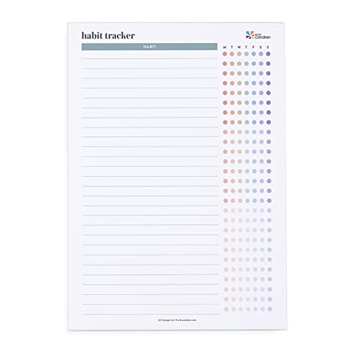 Habit Tracker Notepad - 50 Sheets