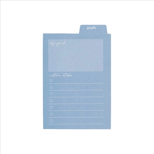 Tabbed Sticky Notes - Goal Setting