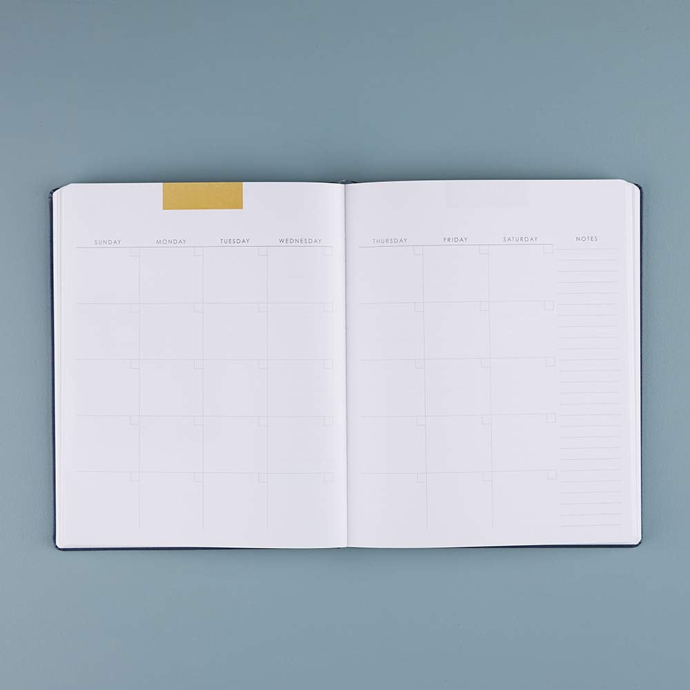 8x10 Softbound Focused Planner Undated Navy