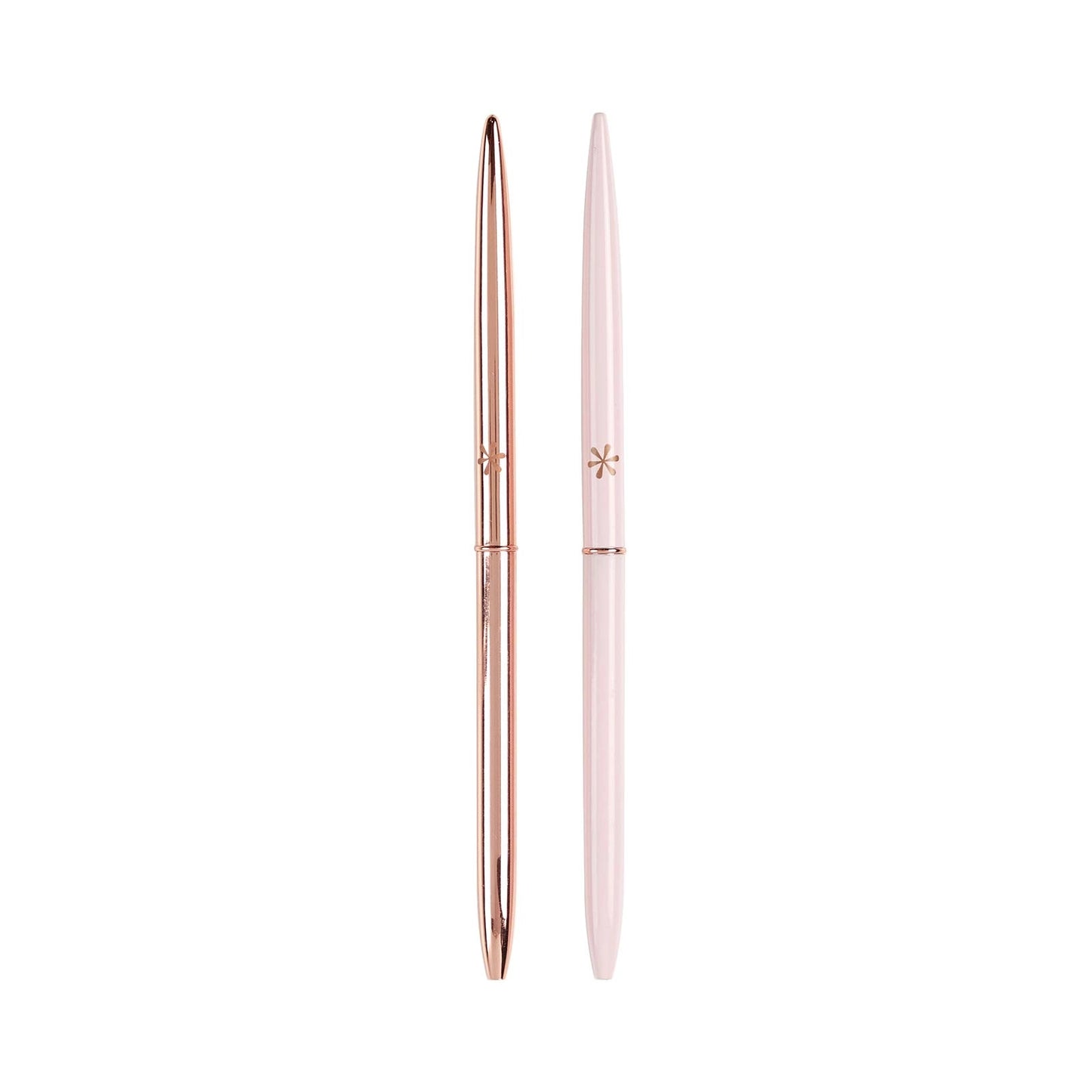 Rose Gold and Blush Slim Ballpoint Pens Duo