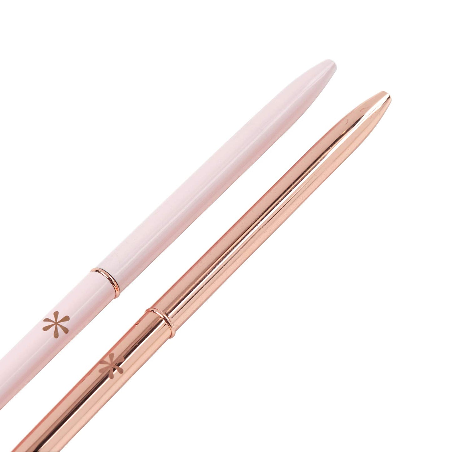 Rose Gold and Blush Slim Ballpoint Pens Duo