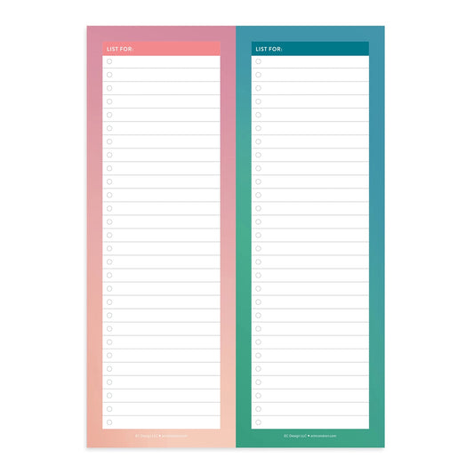 Daily To-Do List Notepad - 50 Sheets