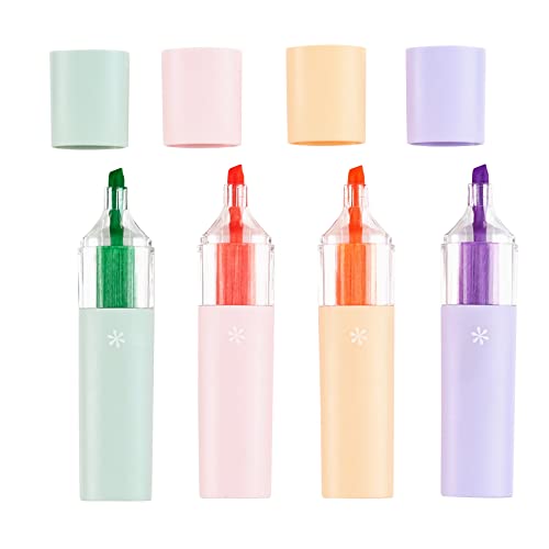 Square Highlighters 4-pack - Pastel