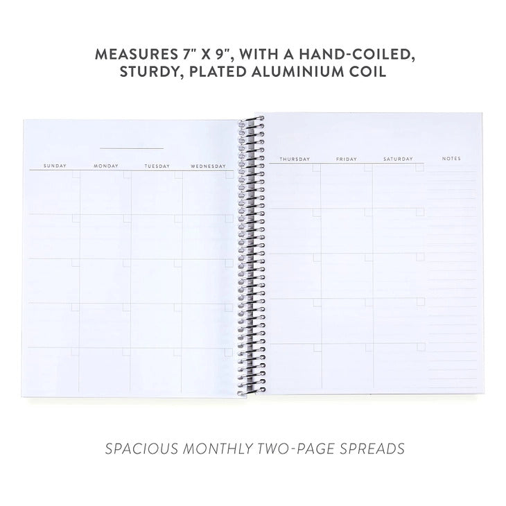 7x9 Weekly Undated Focused Planner - Camel