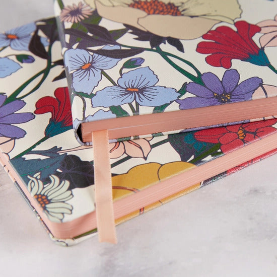 5x8 Softbound Notebook - Lined, Flower Power