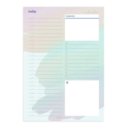 Daily Planning Notepad - 50 Sheets
