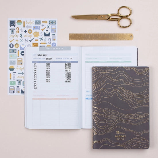 Budget Book Petite Planner - Waves