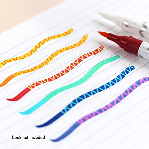 Colour Changing Brush Pens 6-pack