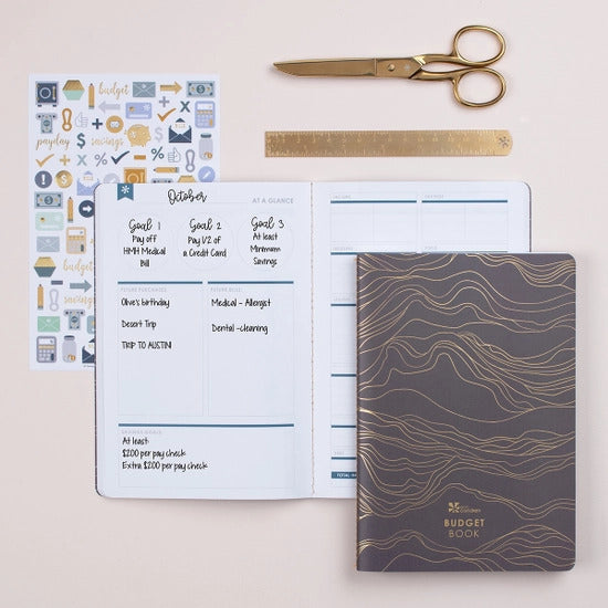 Budget Book Petite Planner - Waves