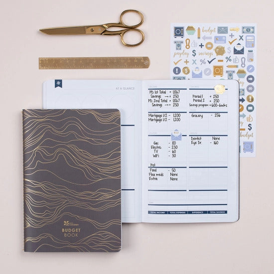 Budget Book Petite Planner - Waves