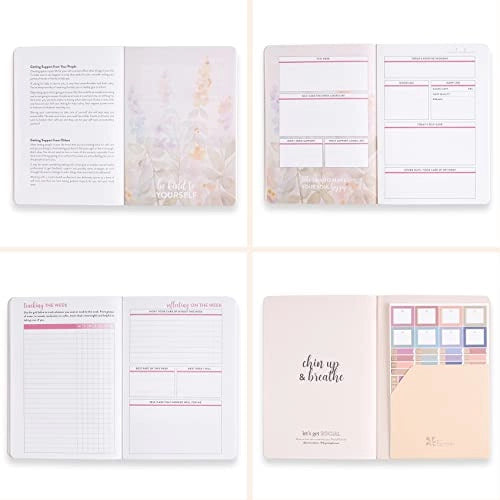 Self Care Journal Petite Planner - Watercolour Meadows