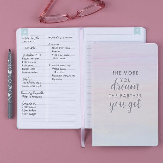 5x8 Softbound Notebook - Lined, Dream Quote