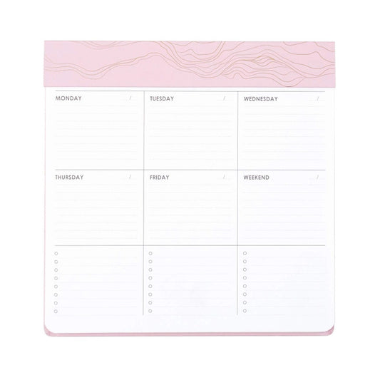 Designer Weekly Schedule Pad - Layers