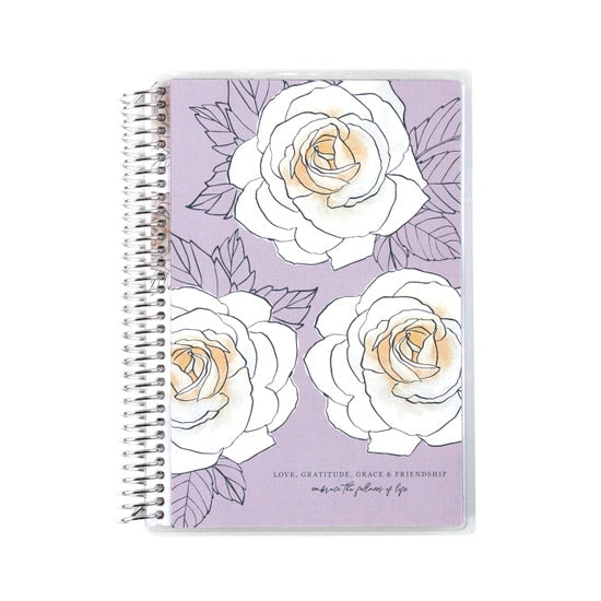 Coiled Lined Flora A5 Notebook - Special Edition