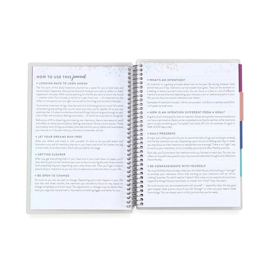 Guided Journal - A5 Daily Intention Journal