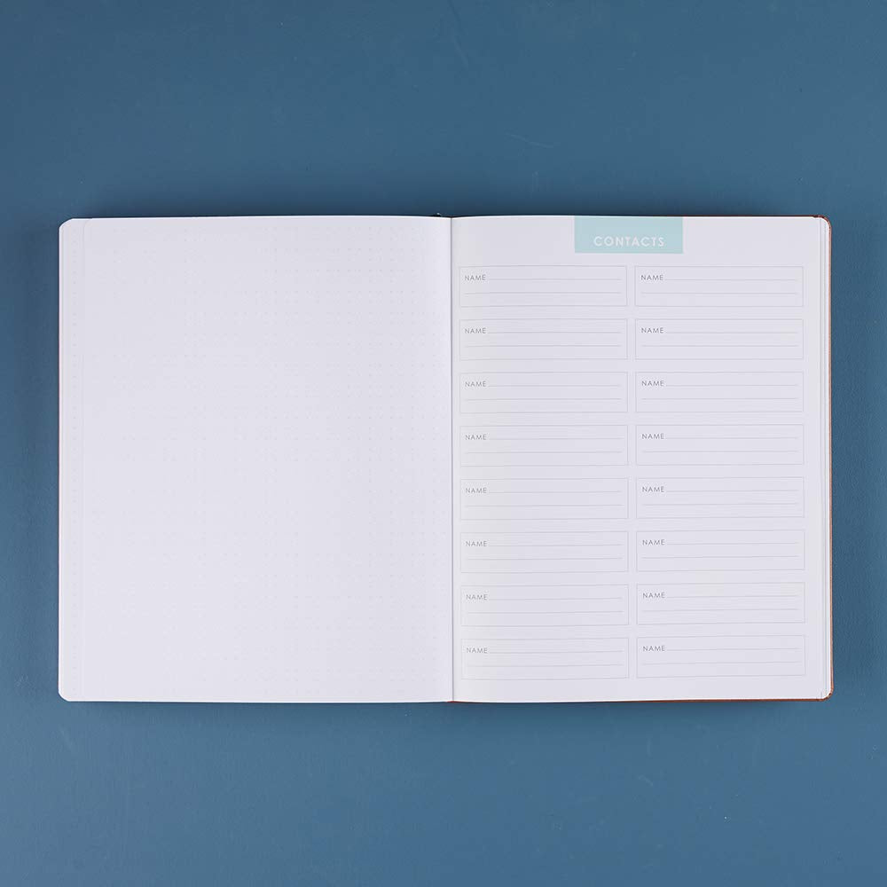 8x10 Softbound Focused Planner - Undated Camel